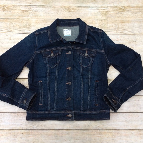 Old Navy Jackets & Blazers - Old Navy Dark Wash Denim Jacket Size M